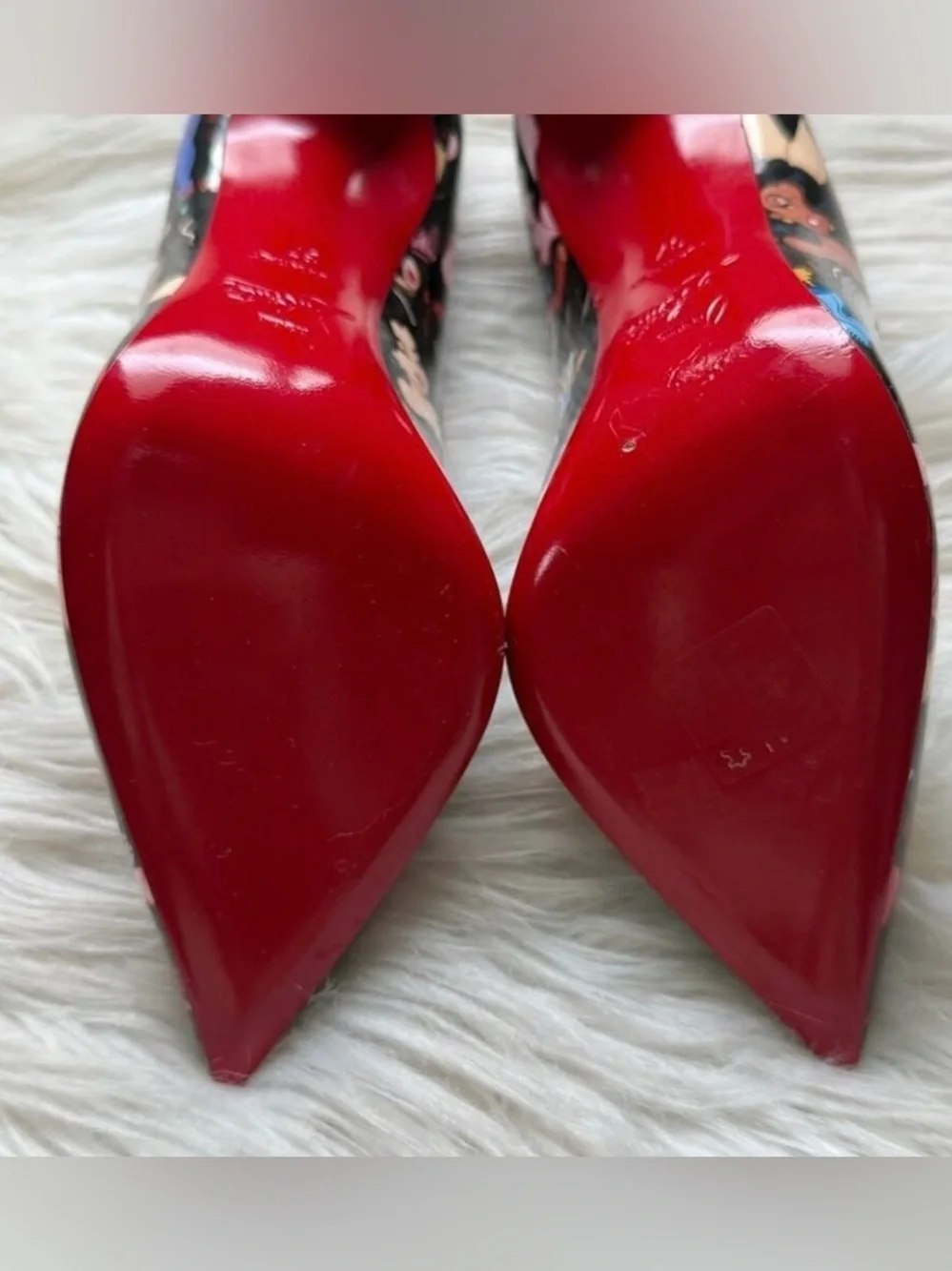 NWT•Christian Louboutin X Dr Bored Limited Edition Hot Chick 100 Pumps Size: 37
